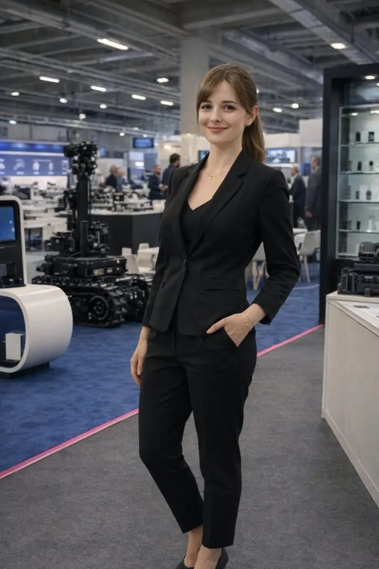 azafata-eurosatory-paris